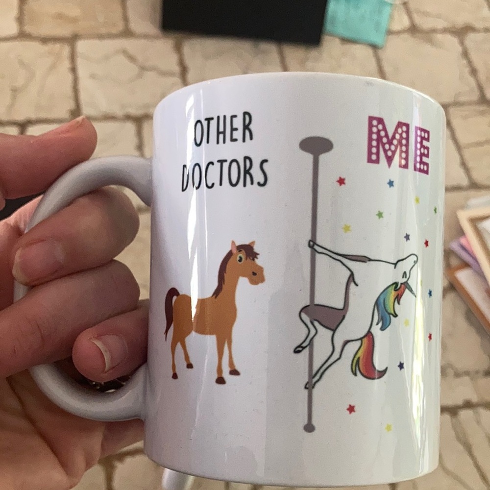 Other doctors, me unicorn mug